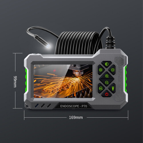 4.3'' 5m Industrial Endoscope Camera 1080P Screen Borescope Inspection Camera 1