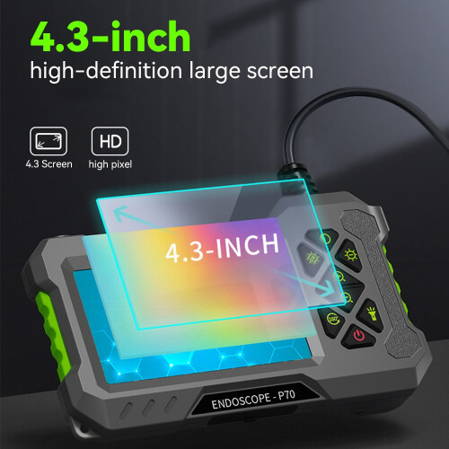 4.3'' 5m Industrial Endoscope Camera 1080P Screen Borescope Inspection Camera 2