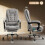 Vinsetto Vinsetto Heated 6 Points Vibration Massage Executive Office Chair Grey 3