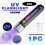 Black UV Flashlight for Hygiene Inspection and Outdoor Detection, USB Rechargeable Compact Blacklight Torch 2