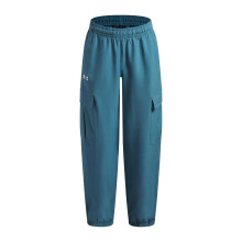 (11-12 Years, Blue/White) Under Armour Childrens/Kids Rival Fleece Cargo Jogging Bottoms