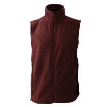(M, Burgundy) Russel Fleece Gilet Jacket / Bodywarmer