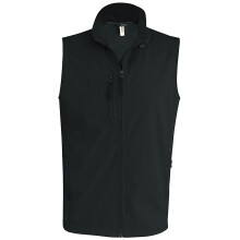 (M, Black) Kariban Mens Contemporary Softshell 3 Layer Performance Bodywarmer