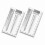 Construction Crack Width Ruler 2-Pack Transparent Scratch and Spot Inspection Tool AS 2