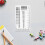 Construction Crack Width Ruler 2-Pack Transparent Scratch and Spot Inspection Tool AS 3