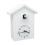 Modern Wall Clock House Shape Decor (White) 1