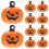 Pumpkin-Shape Copper Bells 20-Piece Orange Set for Pets 3