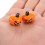 Pumpkin-Shape Copper Bells 20-Piece Orange Set for Pets 5