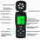 Handheld Digital Wind Speed Meter, High Precision Anemometer with Backlit LCD Display for Outdoor and Indoor Use 3