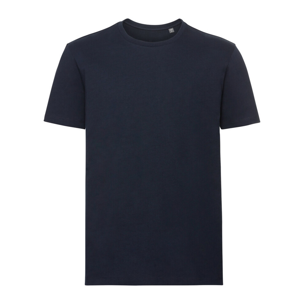 Russell Men's Navy Authentic Pure T-Shirt In | Size: Small - Image 2