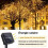 String lights - ABURNUDREY - 40m - 400 LEDs - 8 Modes - Warm White - Pack of 2 3