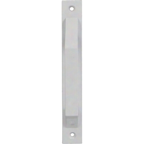 White Aluminum Straight Handle Sliding/Removable Doors - 200x24x43mm - Ergonomic Grip 1