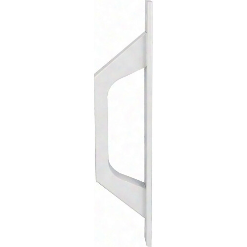 White Aluminum Straight Handle Sliding/Removable Doors - 200x24x43mm - Ergonomic Grip 2