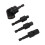 360 Degree Rotatable Hex Shank Socket Adapter 105 Angle Screwdriver Drill Bit Set 2