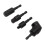 360 Degree Rotatable Hex Shank Socket Adapter 105 Angle Screwdriver Drill Bit Set 3