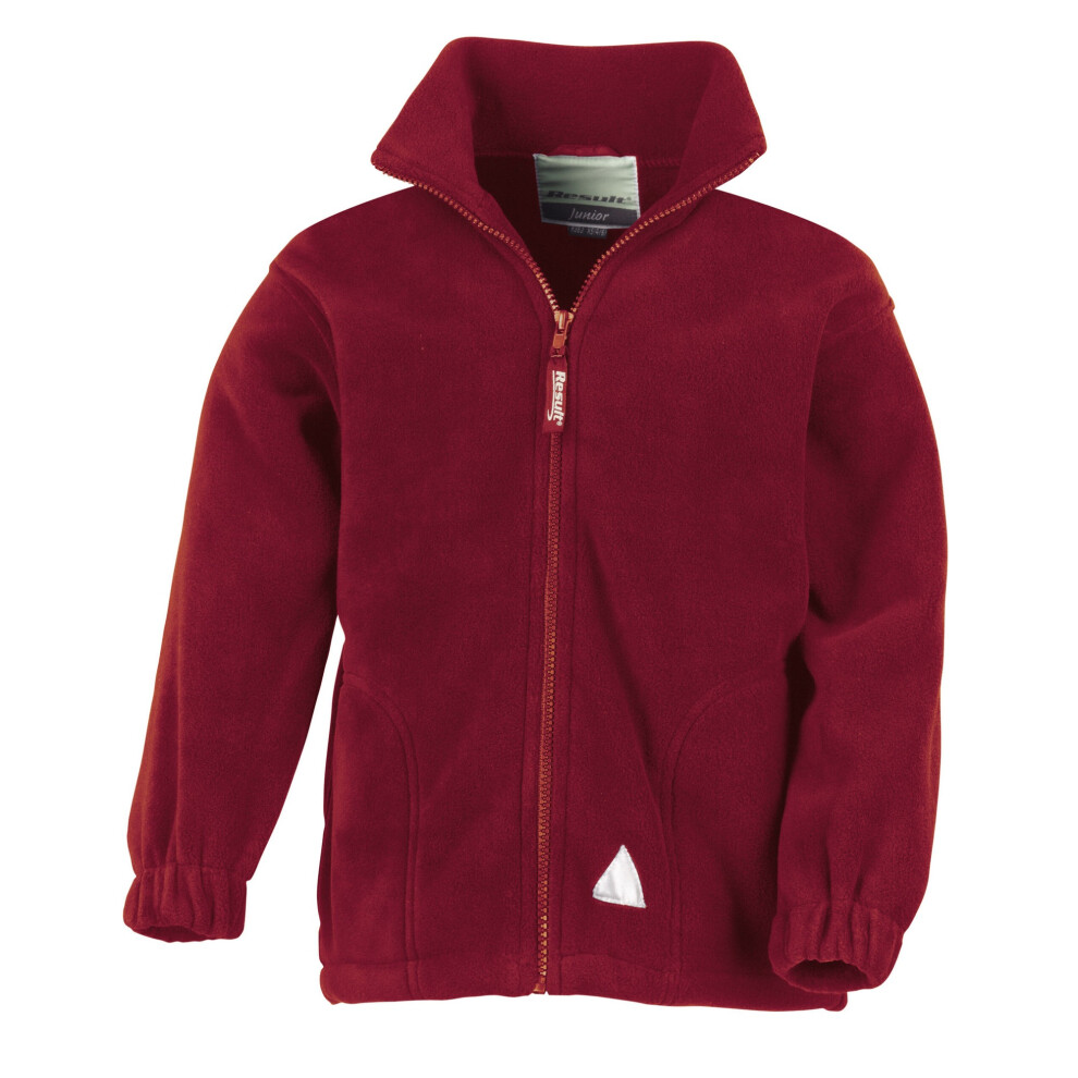 Result (3-4 Years, Burgundy) Childrens/Kids Polartherm Fleece Jacket