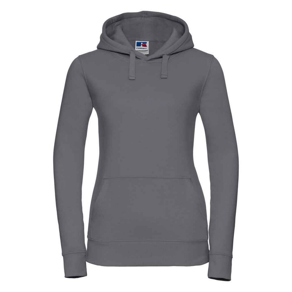Russell Women's Grey Authentic Hoodie In | Size: 12 - Image 2