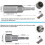 Impact Ready Magnetic Nut Driver Bit Set 6mm to 19mm 2