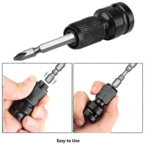 Hexagonal 0.6cm Quick Release Shaft Adapter Converter 2