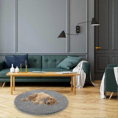 Coussin chauffant électrique extra large pour chat avec tapis de sécurité imperméable 2