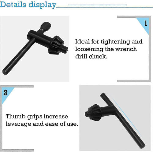 Universal Drill Chuck Key Set 6Pcs 4-20mm Fits Most Drill Chucks 2