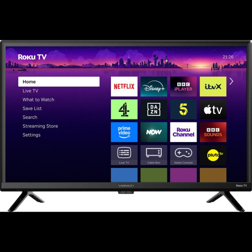 Veltech 24" HD Smart Roku TV [2026]