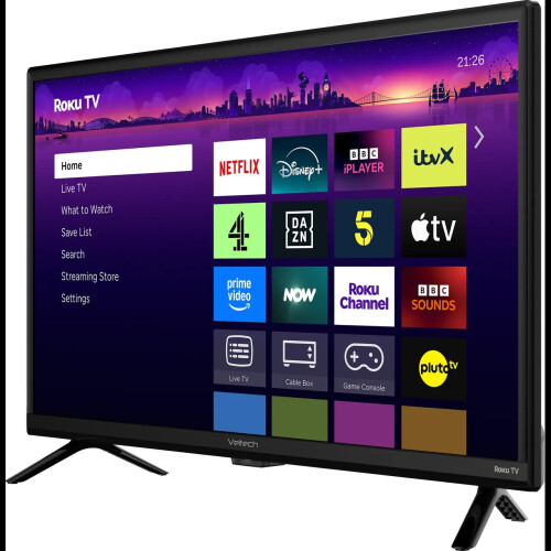 Veltech 24" HD Smart Roku TV [2026] 2