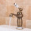 TEMPSA Retro Rotating Mixer Tap for Bathroom and Kitchen, Bronze 4