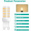 Λαμπτήρας LED G9 - Χωρίς Όνομα - 5W - 4000K Ουδέτερο Λευκό - 30.000h - Εξοικονόμηση Ε 3