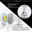 2sets 6000k White Light Durable Construction Long-lasting Performance High-quality 2