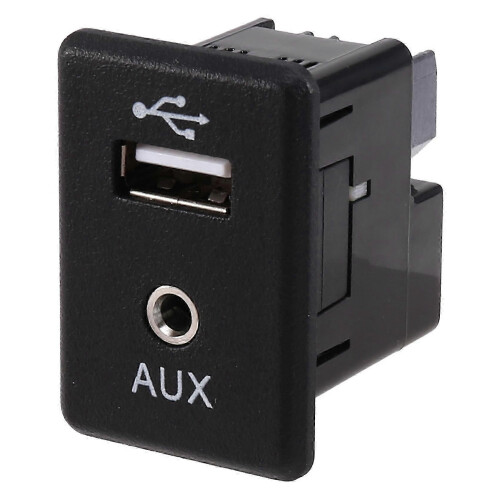 795405024 28023-DF60A Μονάδα διπλής διεπαφής USB+AUX Βοηθητικό βύσμα ήχου Θύρα φόρ 2