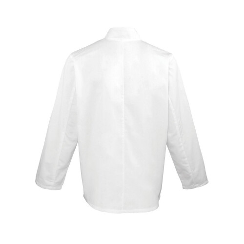 Premier (XL, White) Premier Mens Long-Sleeved Chef Jacket 2