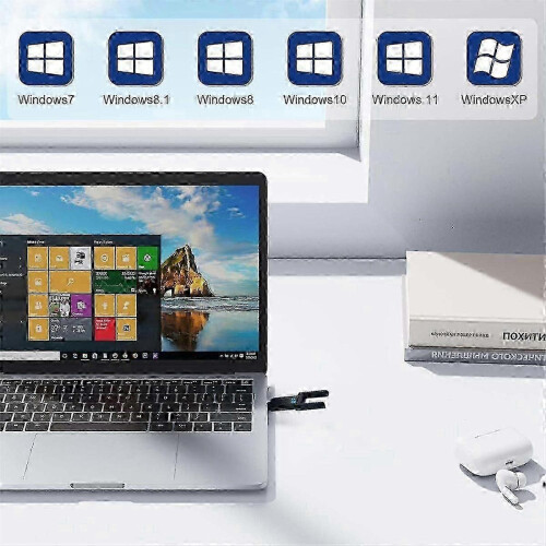 Ασύρματος προσαρμογέας Wifi USB για επιτραπέζιο υπολογιστή, προσαρμογέας δ 2