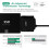 Adattatore USB per hard disk da USB 3.0 a SATA UASP per HDD e SSD SATA da 2,5" e 3,5" e alimentatore esterno da 12V 2A 2