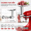 Εξάρτημα μύλου για μίξερ KitchenAid, 3 σωλήνες και θήκες για γέμιση λουκάνικ 2