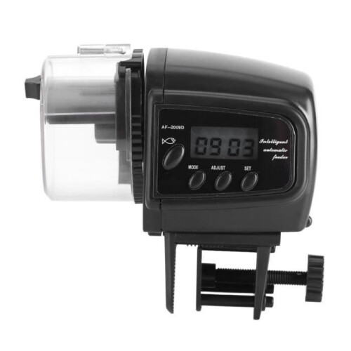 Fish food dispenser - CHE - LCD screen - Automatic timer - Operates on 2 x AAA batteries 1