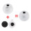 Flameless LED Candle - Mini Tealight Holders 12 Pieces - White - Smokeless - Safe 3