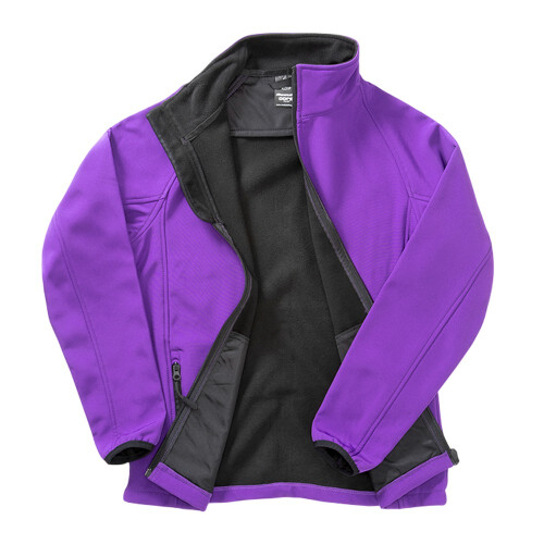 Result (S, Purple / Black) Result Womens/Ladies Core Printable Softshell Jacket 2