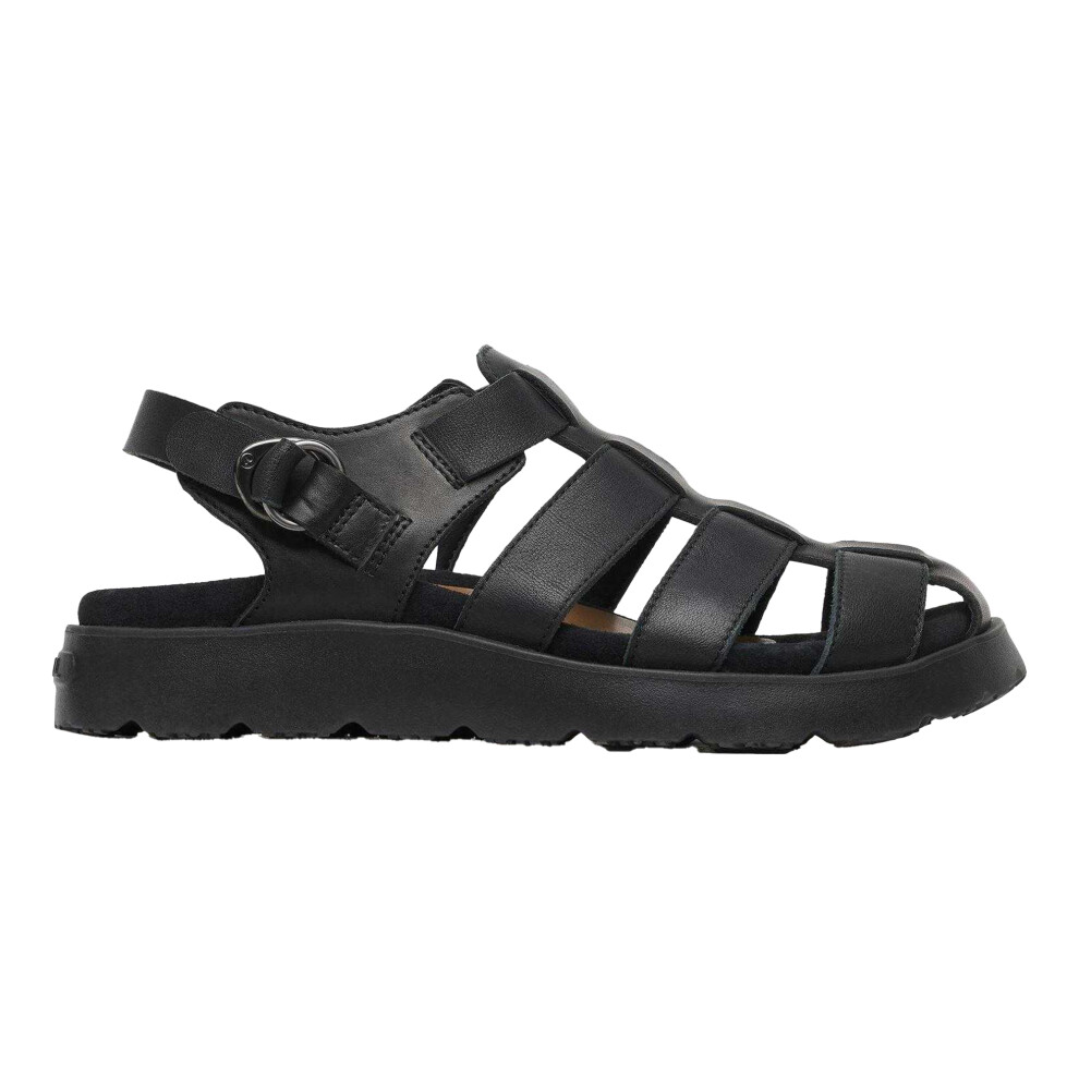 Merrell (6 Uk, Black) Unisex Adult Fisherman Leather Sandals