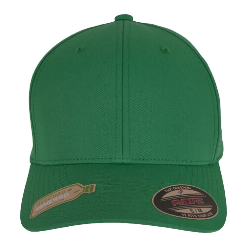 (L-XL, Green) Flexfit Recycled Polyester Baseball Cap 2