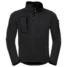 (XS, Black) Russell Mens Sports Soft Shell Jacket