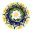 Dessert Bowl Stoneware Yellow Mandala 12cm Snacks Pudding Bowl Decorative 2pcs 3