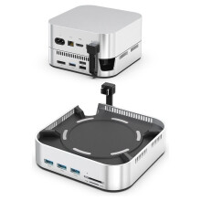Dockingstation-Basis für M4, Dual M.2 NVMe SSD-Gehäuse, 4K 60Hz Ausgabe USB 3.2 Multi-Port HUB Erweiterungsdock