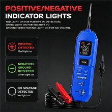 Probador de Circuito de Automóvil, Probador de Relé, Probador de Voltaje Digital 2 en 1, Probador de Circuito de Energía de 12-24v , Herramienta de
