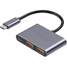 USB-C Hub Dockingstation, USB3.2 Gen2 10Gbps Hochgeschwindigkeits-Multi-Port Type-C HUB Splitter Adapter für Laptop PC Computer