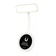 Led Light for Phone Magnetic Selfie Lights 5 Brightness Levels & Temperature 360 Flexible Arm for Vlog Makeup A