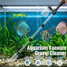 Aquarium Electric Gravel Cleaner Siphon Filter Sand Washer Vacuum Gravel Water Changer Automatic Cleaning EU Plug