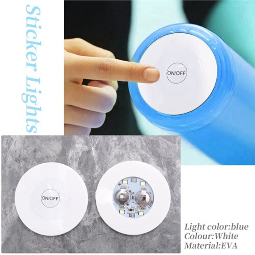 10pcs LED Coaster Light  Coasters LED Bottle Lights LED Sticker Coaster Discs Light  for Flash Light  Cup