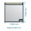 2PCS LORA1276 100mW SX1276 Module 4KM High Sensitivity Front End LoRa Module SPI Interface 4KM Range 915MHz 6