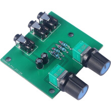 Hi-Fi Dual-Channel Stereo Passive Headphone Amplifier Preamplifier Tone Control Board 2-in-1-Out Audio Mixer Module